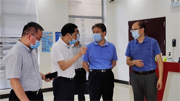 国度工信部中幼企业局局长梁志峰一行调研调查株洲918搏天堂